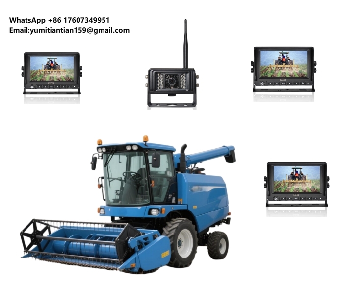 Farm Agriculture - ระบบกล้องสังเกตการณ์ไร้สายที่เชื่อถือได้สำหรับอุปกรณ์การเกษตร ระบบช่วยถอยหลังสำหรับรถยนต์ในฟาร์มขนาดใหญ่