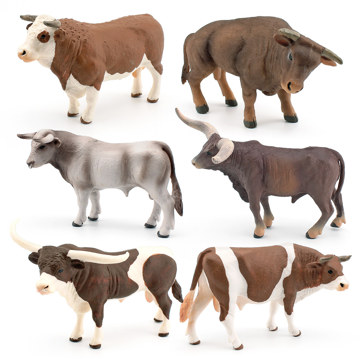 โมเดลจำลองสัตว์ในฟาร์ม วัวสีน้ - Farming Agriculture Stocks บทวิจารณ์และราคา