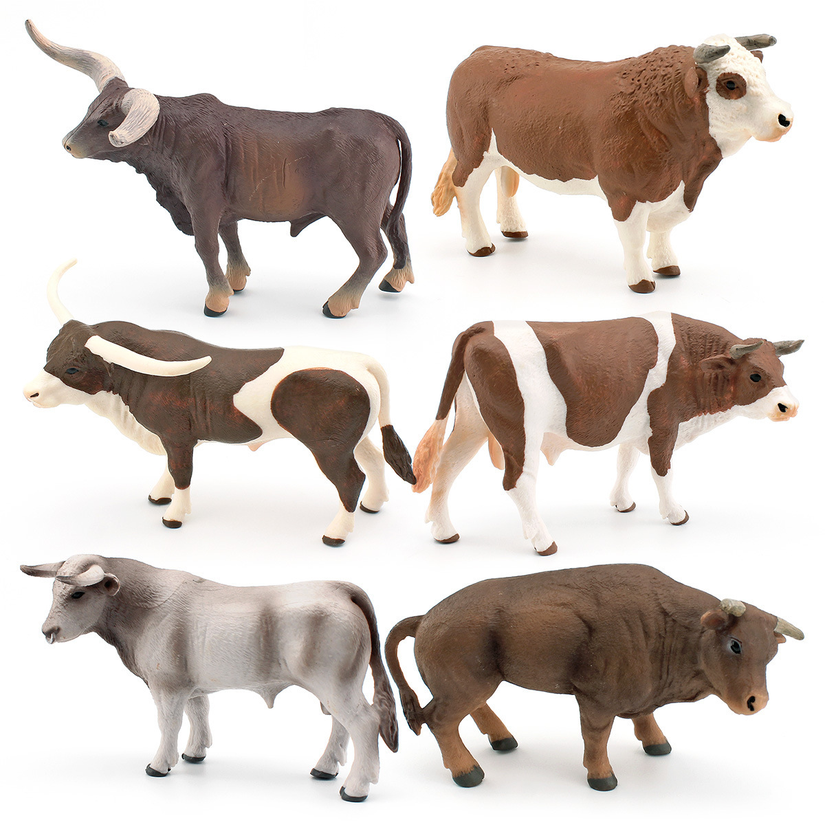 โมเดลจำลองสัตว์ในฟาร์ม วัวสีน้ - Farming Agriculture Stocks บทวิจารณ์และราคา